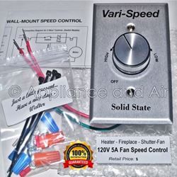 Quadra-Fire SRV7000-143 Fan Speed control